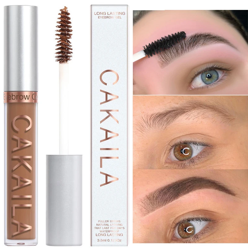 

1PC Waterproof Eyebrow Liquid Cream Eyebrow Enhancer Brow Tint Long Lasting Black Brown Matte Natural Brow Mascara Eyebrow Gel