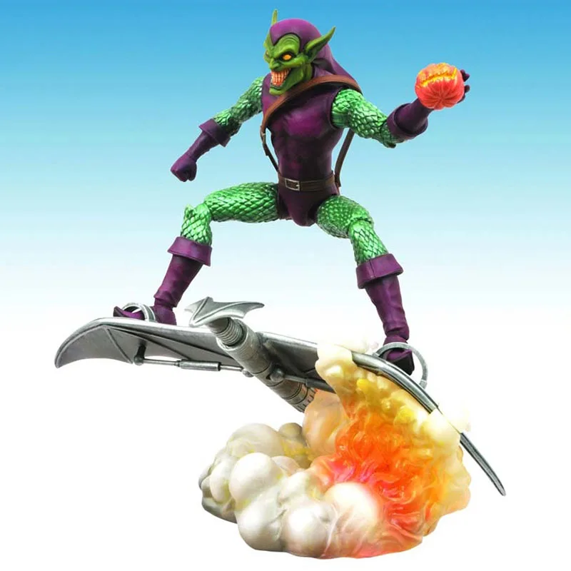 

Disney ML Legends Green Goblin Action Figure Toys Spider-Man - No Way Home Norman Osborn Figurine 8 Inch Model Gift for Children