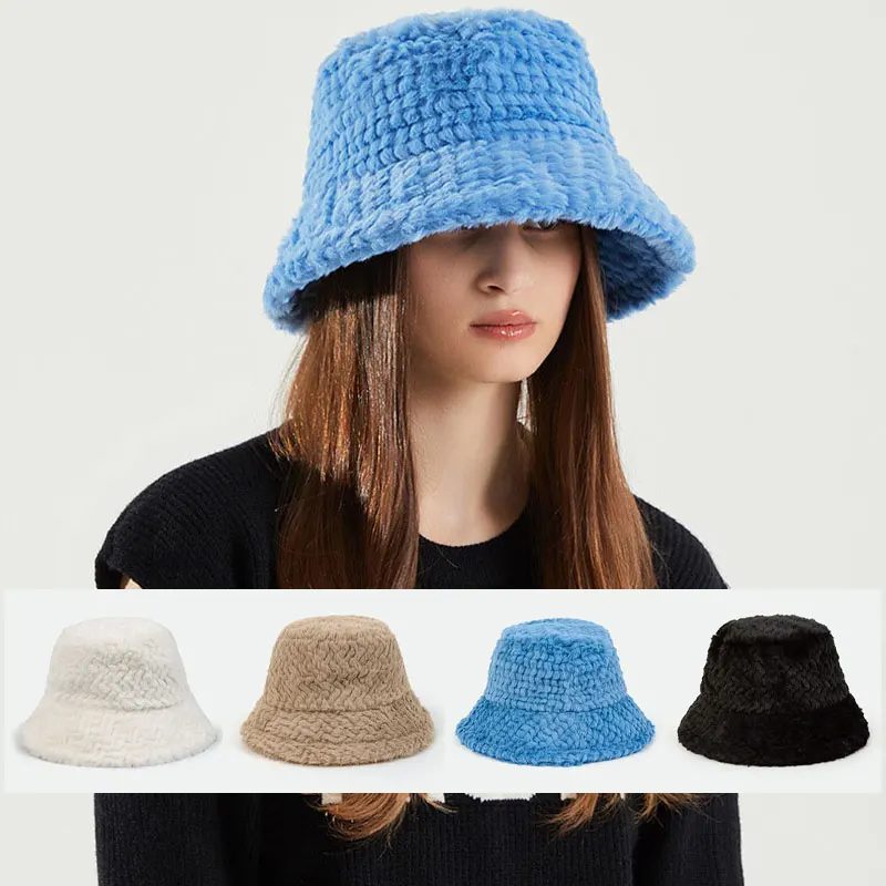 

Панама женская зимняя ветрозащитная, модная шапка от солнца, однотонная, теплая, для отдыха на открытом воздухе, путешествий, рыбалки, осень