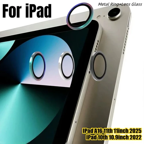 Защитная Пленка 9H HD Для Камеры iPad, Металлическое Кольцо Для Объектива, Для 11-го, 10-го Поколений, 10.9 Дюймов, Mini 7, 6