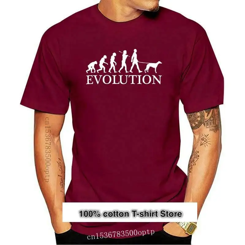 Camiseta de WHIPPET EVOLUTION OF MAN para hombre, regalo para amantes de...