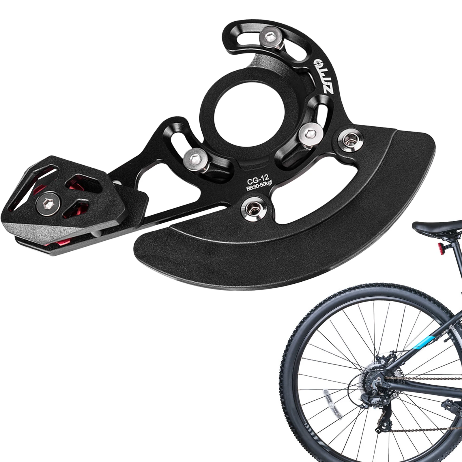 

Chain Guide Mountain Bike High-strength Bike Chain Protector Chain Guide High-strength Aluminum Alloy Bicycle Chain Guide Chain