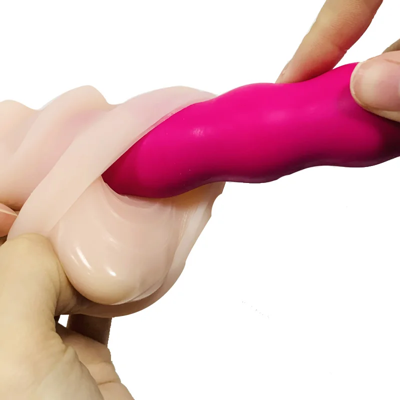Мужской мастурбатор для пениса карманная Вагина Реалистичная и анус Мягкие