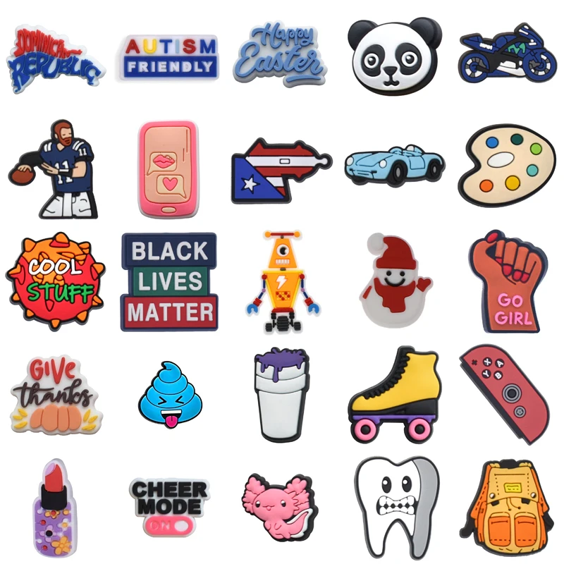 

Kids Set Jeans Girl Decorations for Crocs Shoes Accessories Men Para Pins Boy Women Charm Wholesale Bulk Shoe Charms Gifts Packs