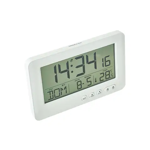 Цифровой будильник, многофункциональные настольные часы с календарем и функцией повтора, украшение для гостиной, офиса