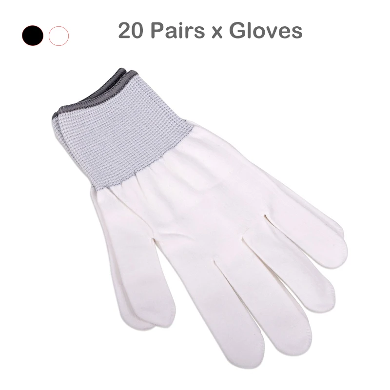 TOFAR 20 пар виниловых автомобильных пленки защитные нейлоновые рабочие перчатки