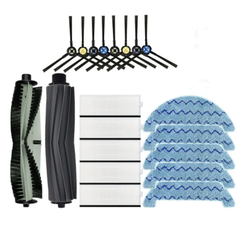 

For ILife A7 A9S V8 V8S X750 X800 X785 V80 Silvercrest SSR1 SSRA1 Rubber Main Side Brush Hepa Filter Replacement Parts