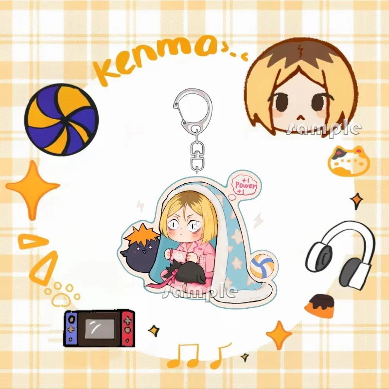 Аниме Хайкю!! Kozume Kenma Tetsurou kuroo Косплей брелок Ambitus