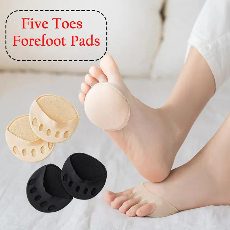 five-toes-forefoot-pads-for-women-high-heels-half-insolessilicone-honeycomb-forefoot-insoles-gel-insoles-breathable-shoe-cushion