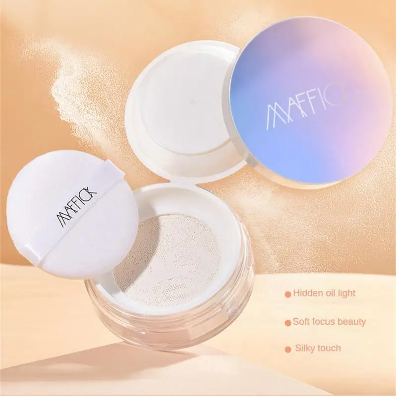 

Refreshing Loose Powder Make-up Women Fine Makeup Powder Set Lasting Oil Control Waterproof Natural Brightening Loose Powder
