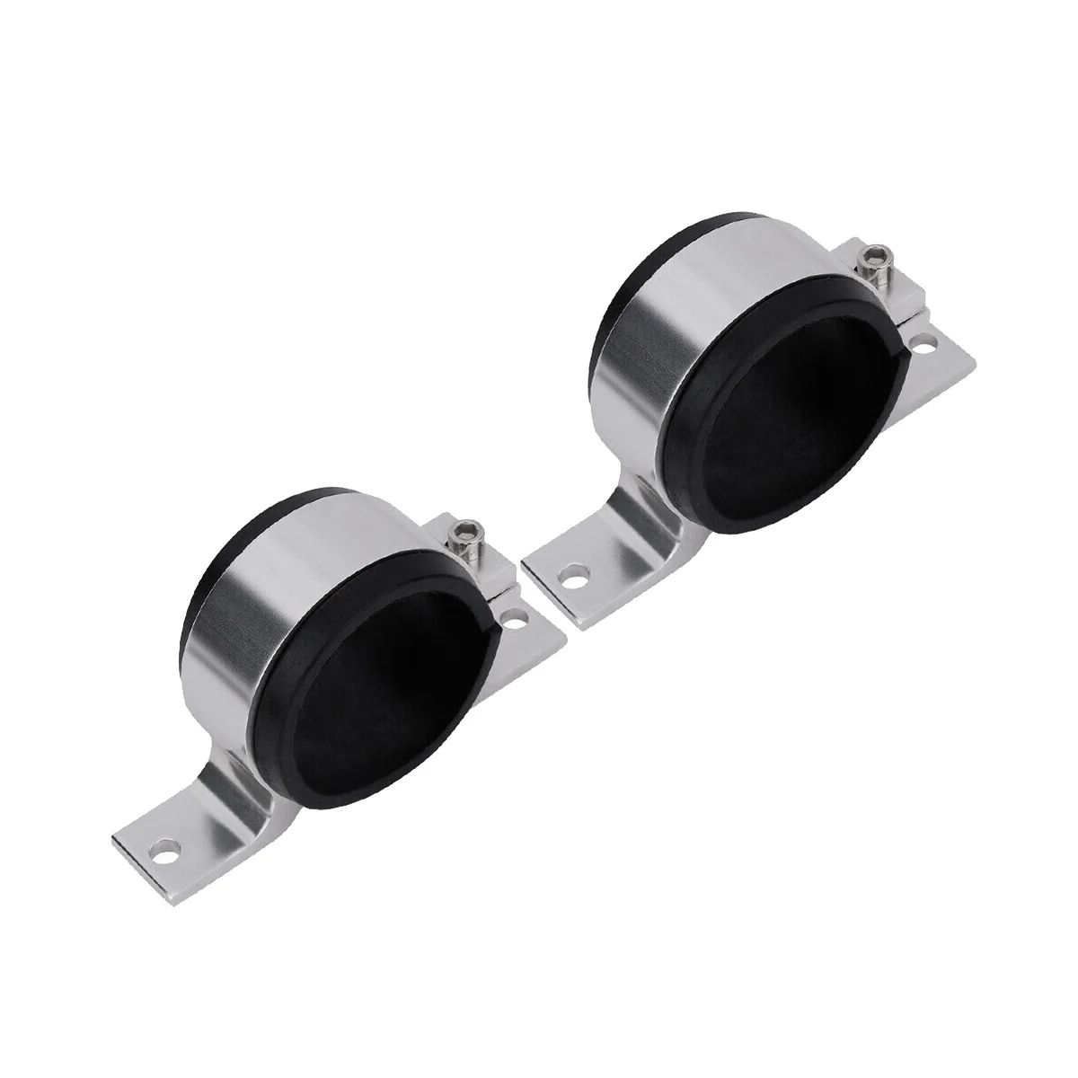 2 шт. серебристый 60 мм кронштейн для топливного насоса одинарный фильтра внешний