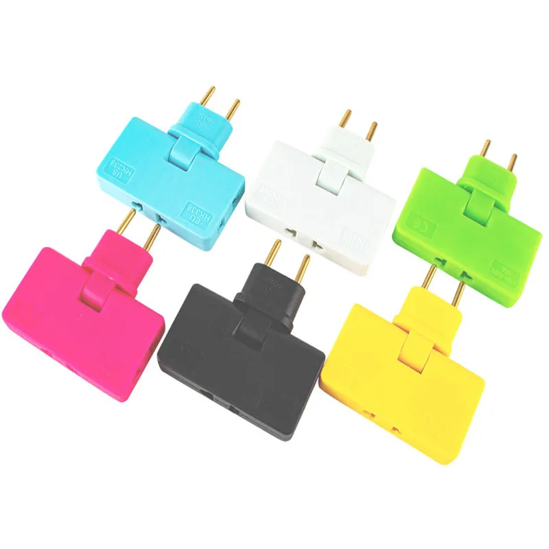 Дорожный адаптер переменного тока с вилкой европейского и американского