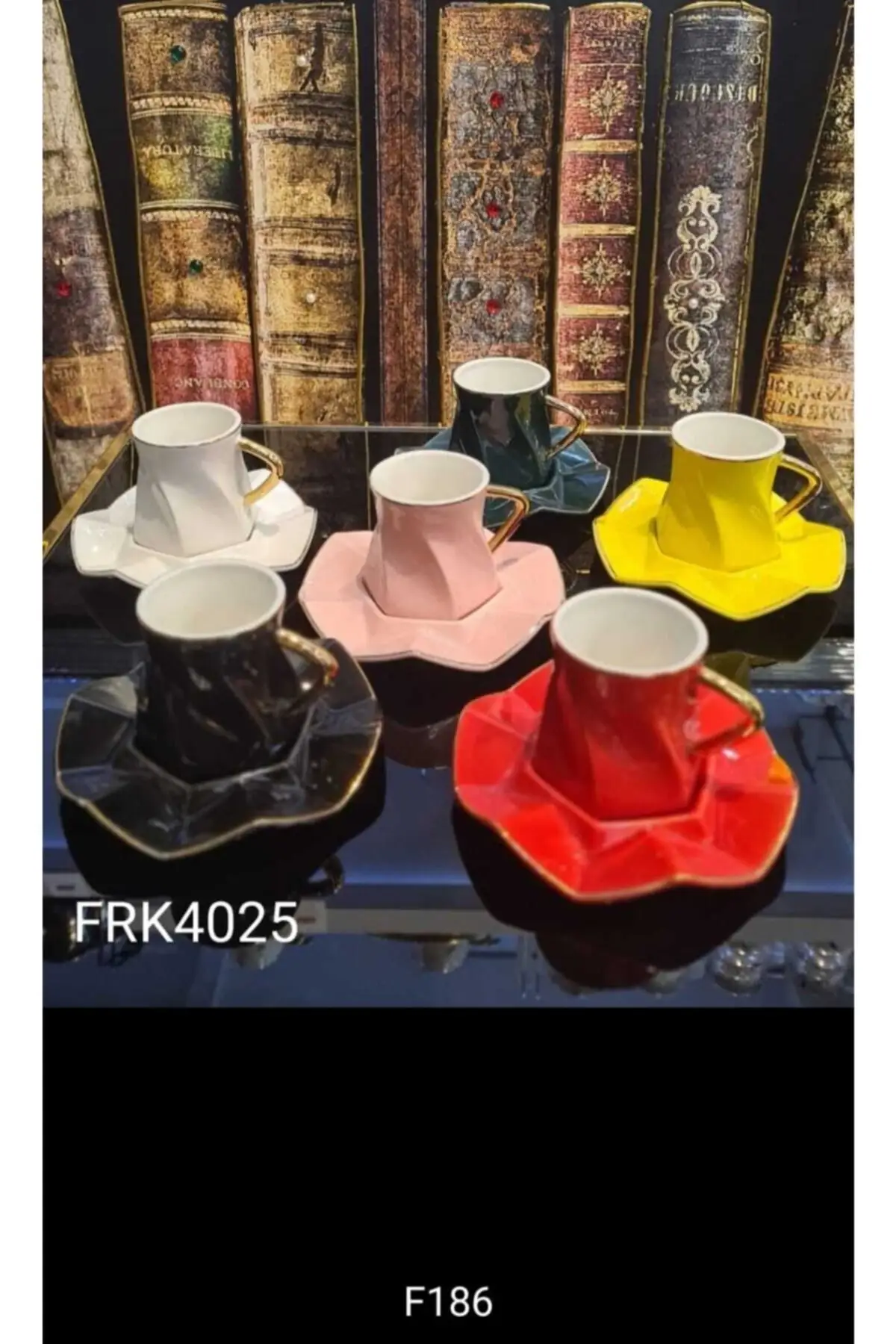 

Amazing Turkish Greek Arabic Coffee & Espresso Cup Set Moroğlu New 6 Psc. Cup Set
