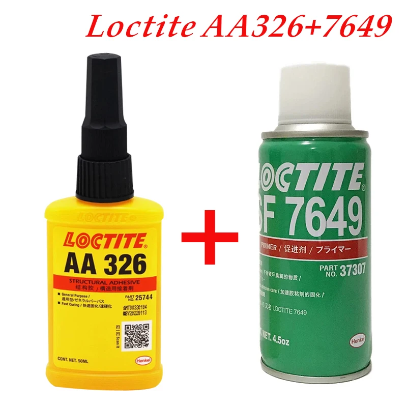 

50ml loctite AA326 accelerator 7649 spray glue structure for magnet metal glue acrylic structure glue magnet steel horn 326