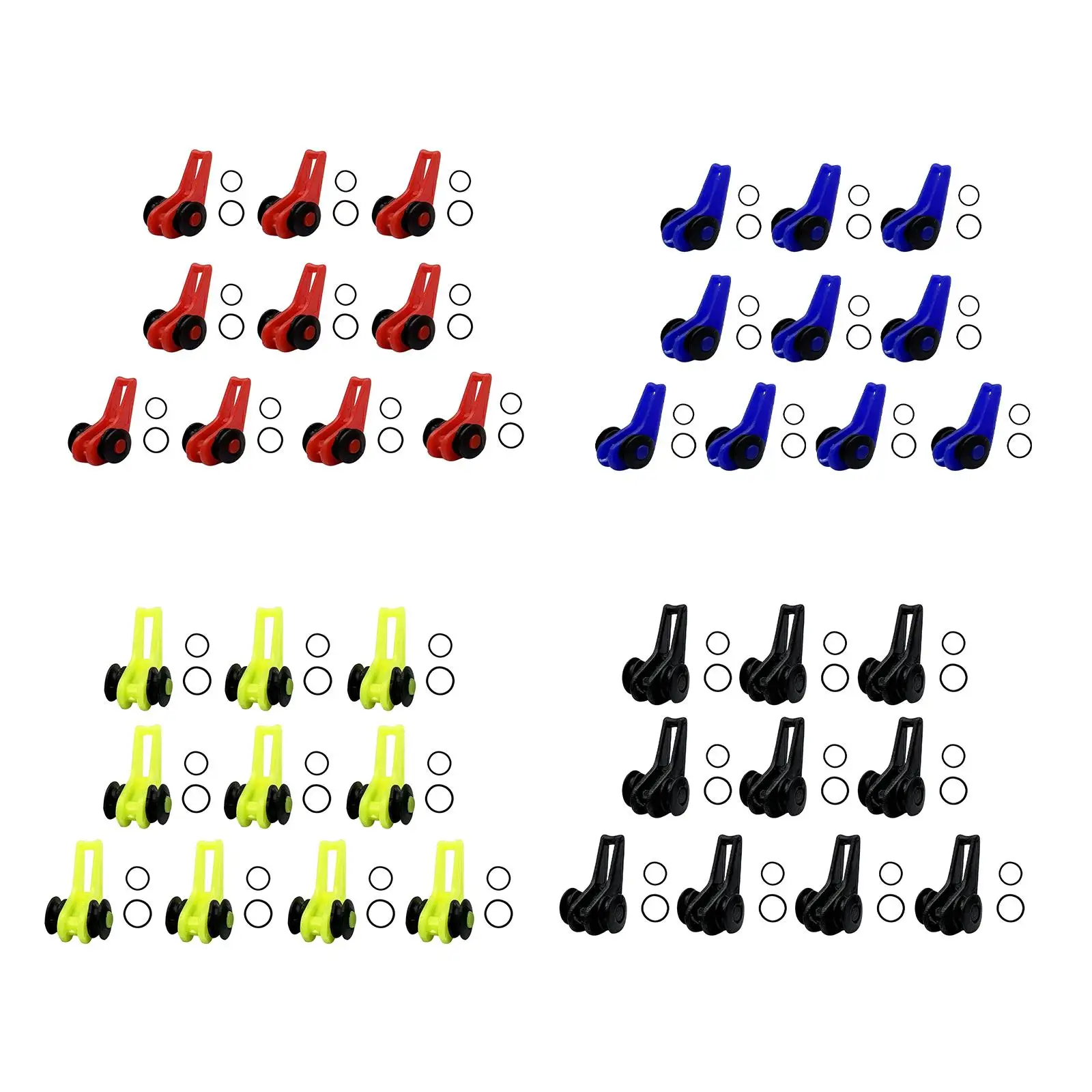 

10Pcs Fishing Hooks Keeper for Hook Easily Adjustable Fishing Pole Hook Keeper