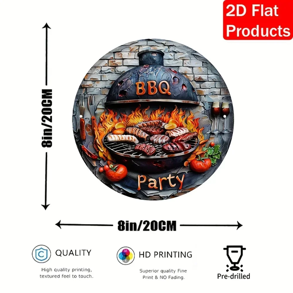 

Металлическая табличка CIFBUY дизайн барбекю