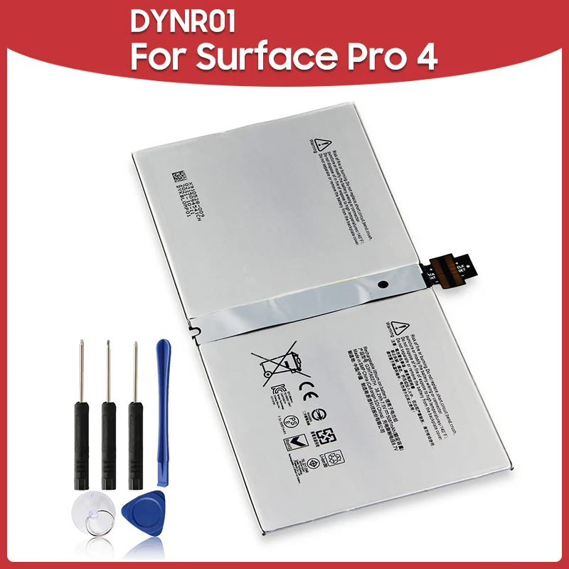 

Original Replacement Battery 5087mAh DYNR01 For Microsoft Surface Pro 4 Pro4 G3HTA027H 1724 Tablet Batteries