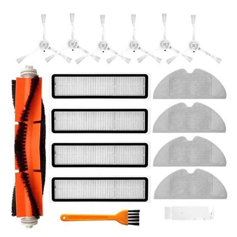 

For Dreame Bot L10 Pro Replace Kits Detachable Main Brush Side Brush Filters Mop Rag Robotic Vacuum Cleaner Accessories