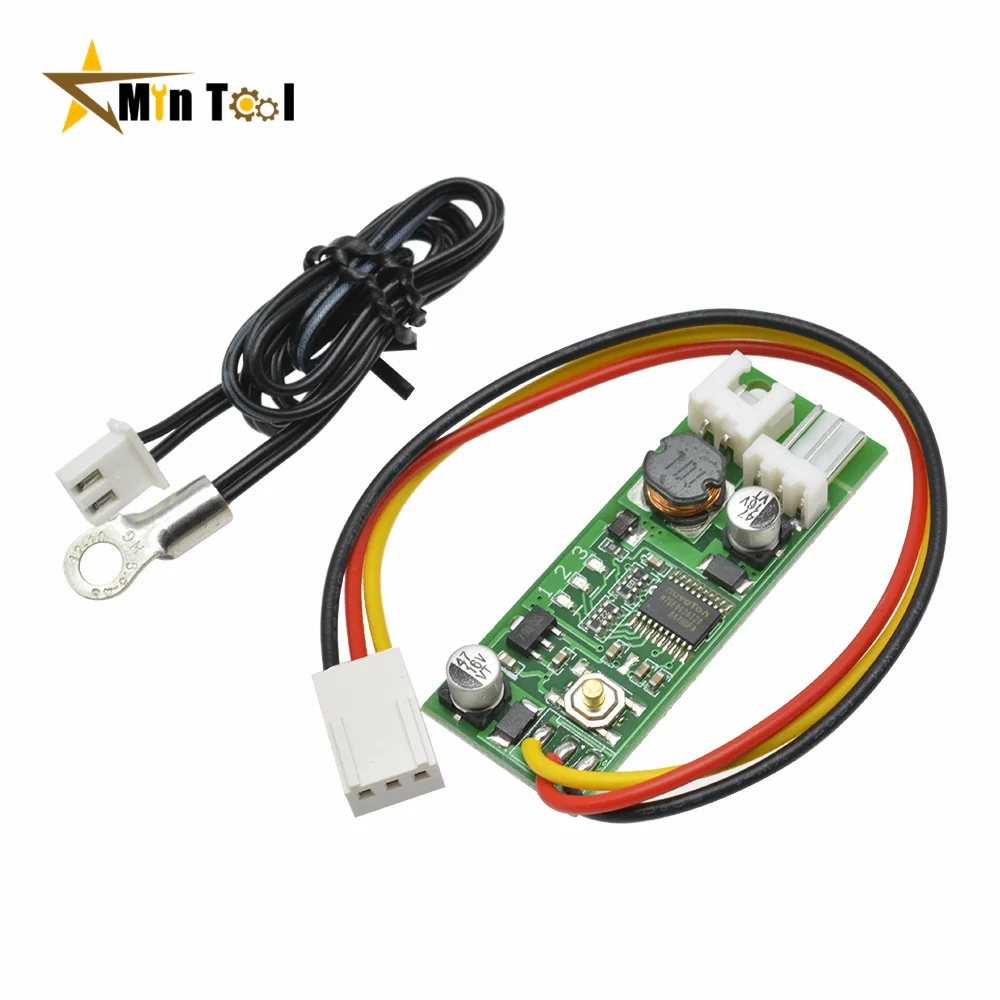 DC 12 В 2-3 провода контроллер скорости контроль температуры Denoised регулятор включения/выключения с зондом аксессуары для источника питания
