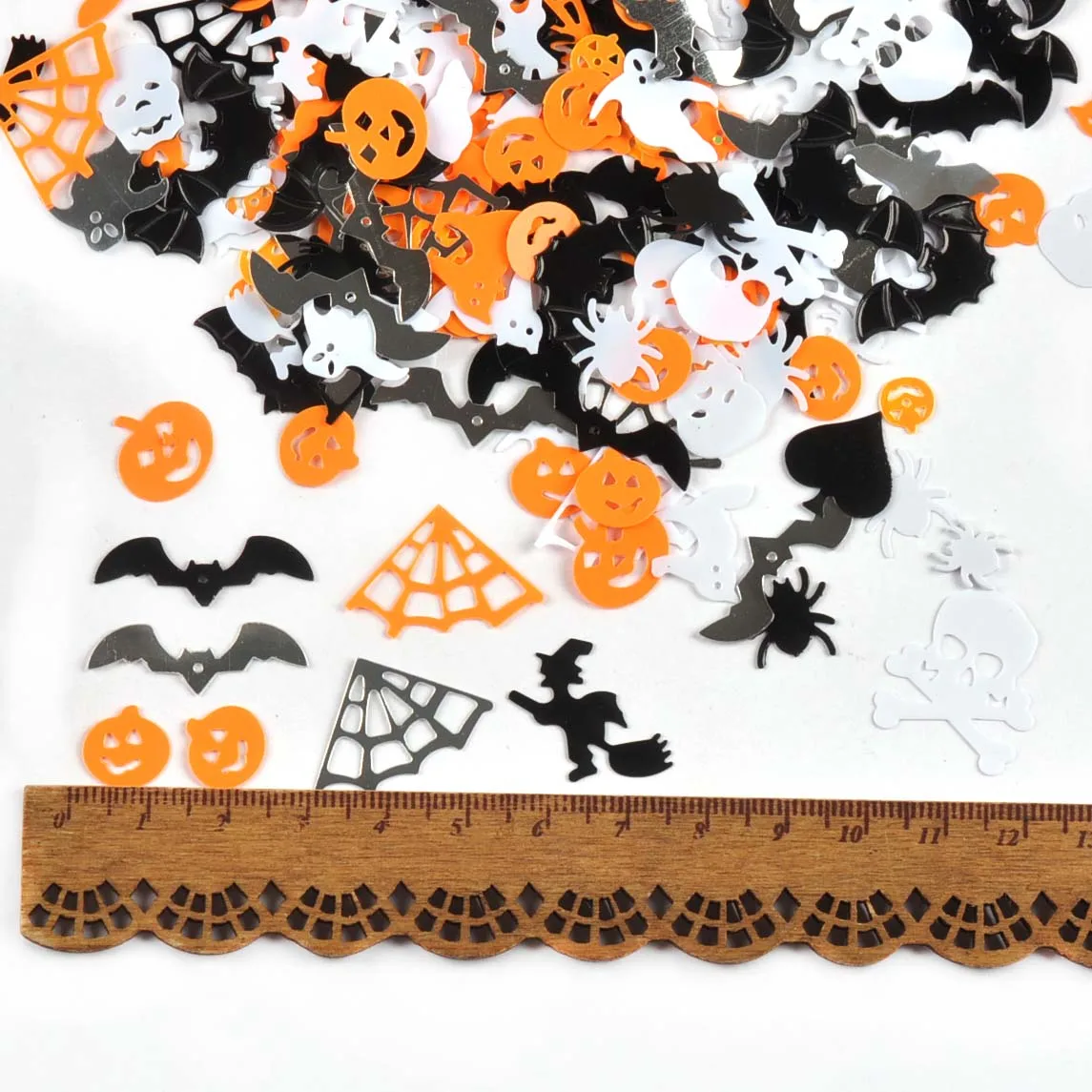 

20 г/лот 4,5-27 мм рождественские снежинки ПВХ конфетти фольга блестки стол Хэллоуин Новый год декор для вечеринки поставки ручной работы C3762