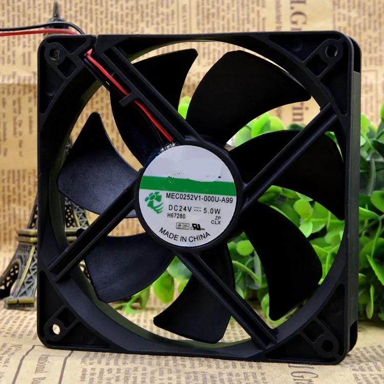 

Brand new original MEC0252V1-000U-A99 12025 24V 5.0W 12cm 2-wire cooling fan