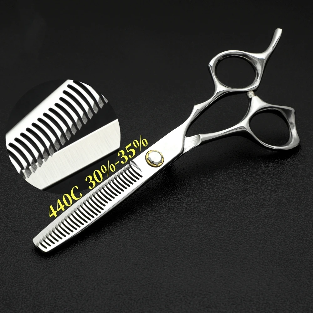 Профессиональные ножницы для стрижки волос Япония 440C Многофункциональные