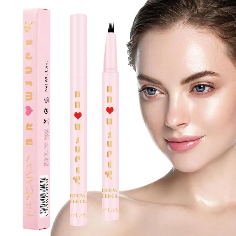 

Карандаш для бровей Microblading, карандаш для бровей с кончиком микро-вилки, карандаш для бровей Microblading для макияжа, для ежедневного маскарада