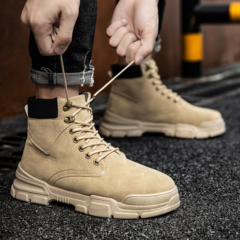 

Мужские легкие кроссовки Martens, повседневная обувь с высоким берцем, индивидуальный дизайн, для ходьбы, работы
