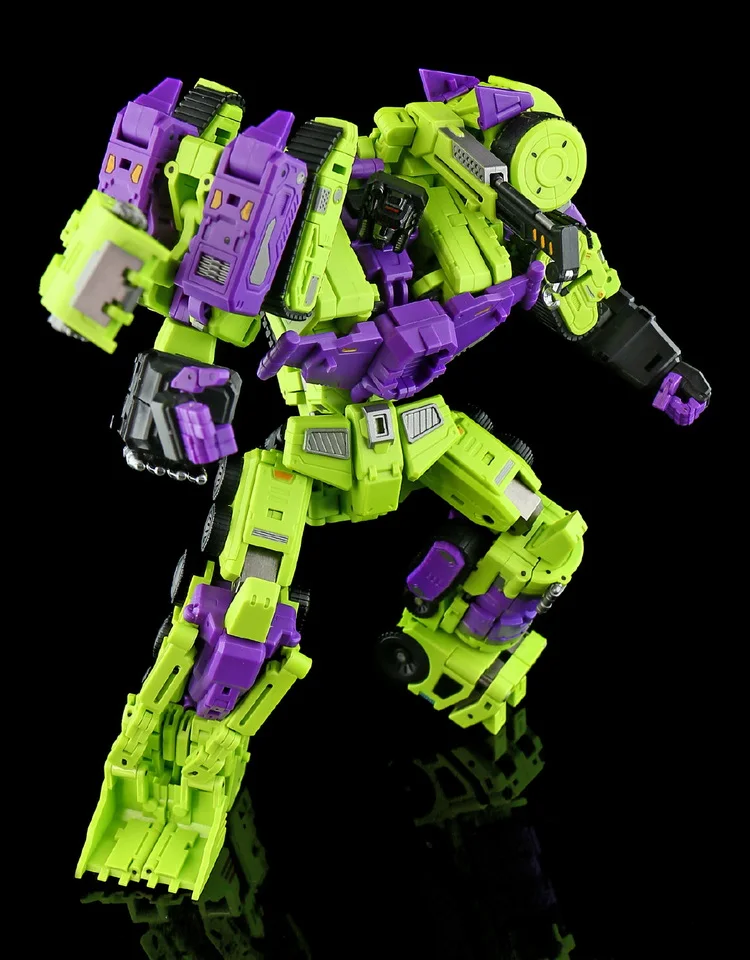 

in stock Lucky Cat Micro Cosmos MC-02 Riki-Oh Devastator Set of A+B+C 3rd Party Transformation Robot Toy