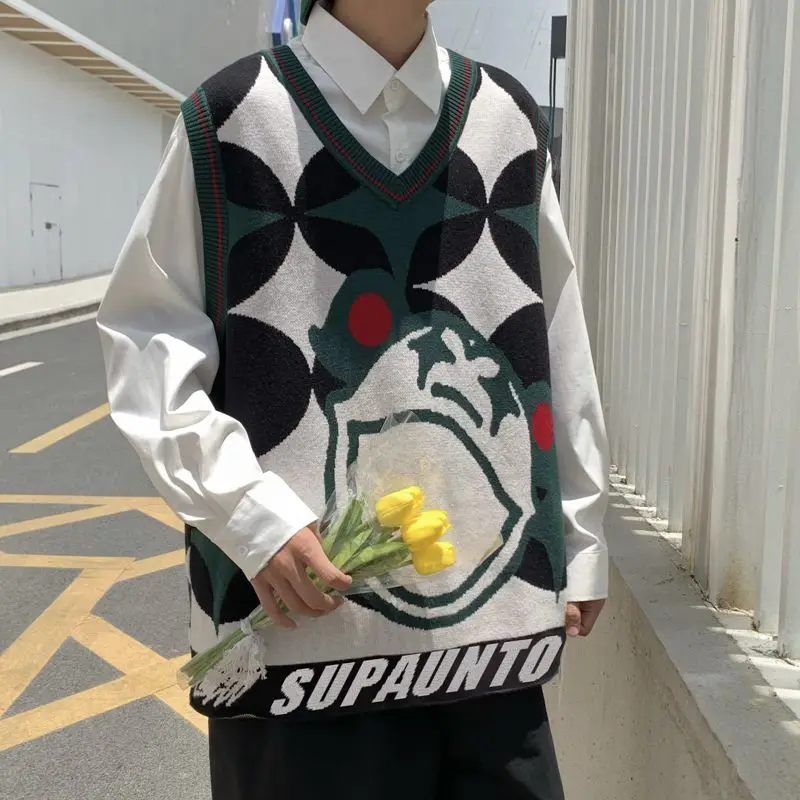 Мужская одежда модная винтажная уличная в стиле Харадзюку Y2K эстетический