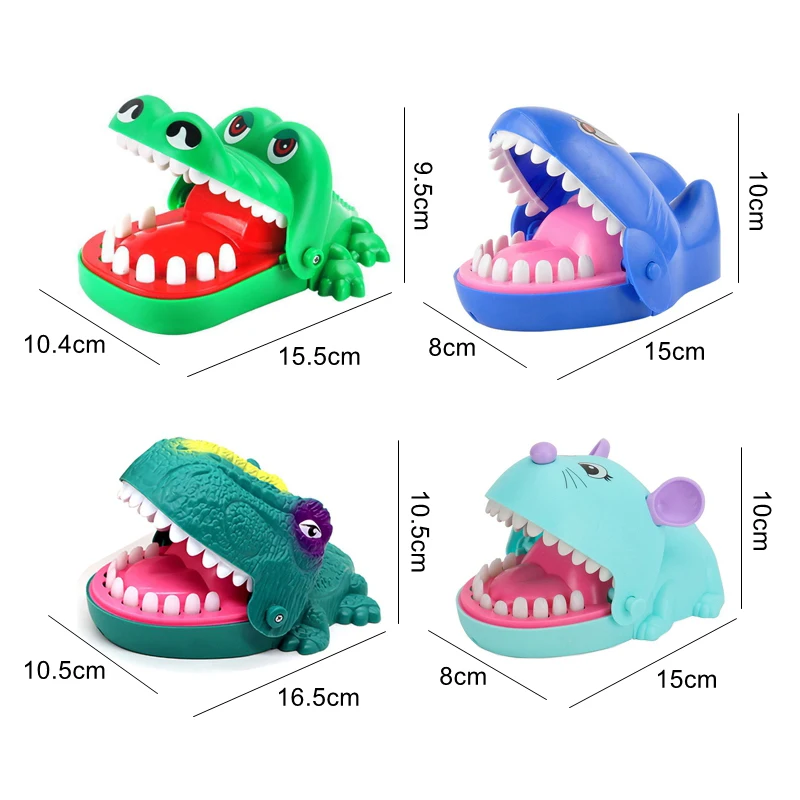 

Crocodile Teeth Finger Biting Toy Game Funny Shark Dinosaur Mouse Bite Fingers Game Novelty Toys For Kids Gift