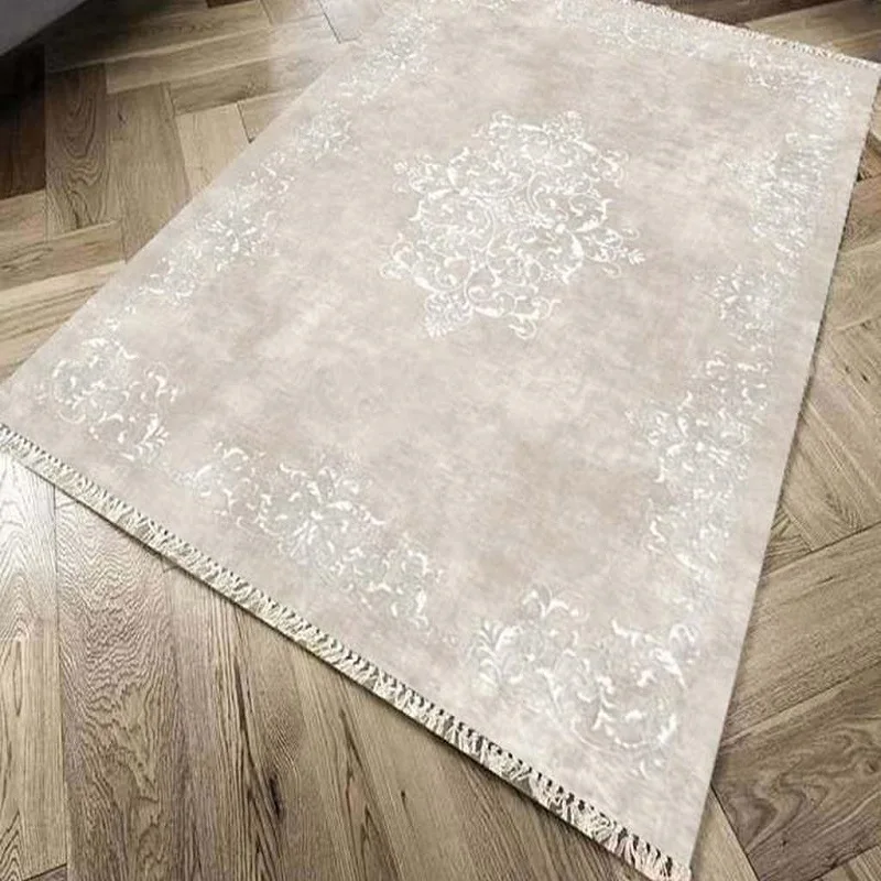 

New Season Alberta Non-Slip Floor, Fringed, Digital Printed Velvet Carpet, Premium Quality, the Rug, bedroom, Hallway, Living Room