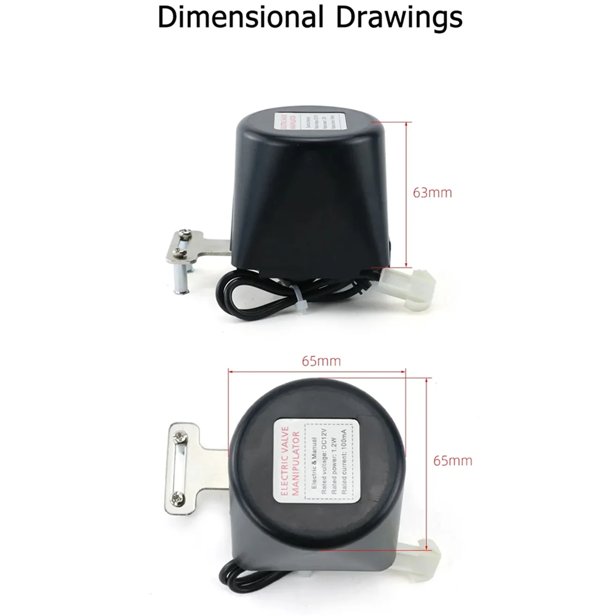 Электрический автоматический клапан-манипулятор газопровода DN15 DN20 DN25 для