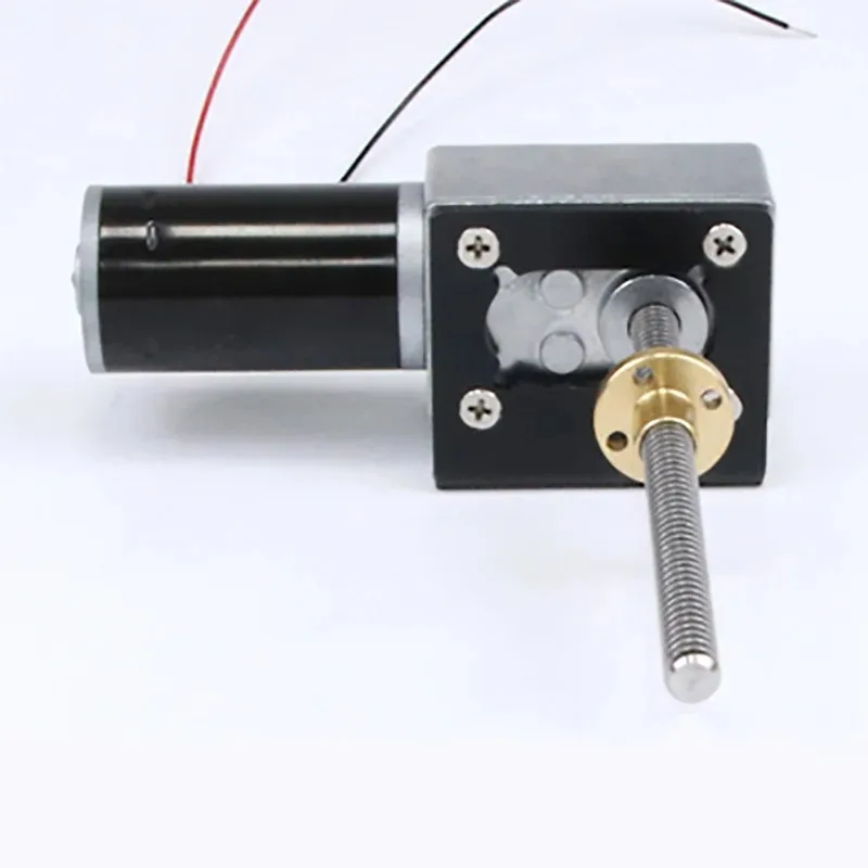 24 В T8 Винт 115 мм Червячная шестерня Мотор-редуктор постоянного тока Номер головки