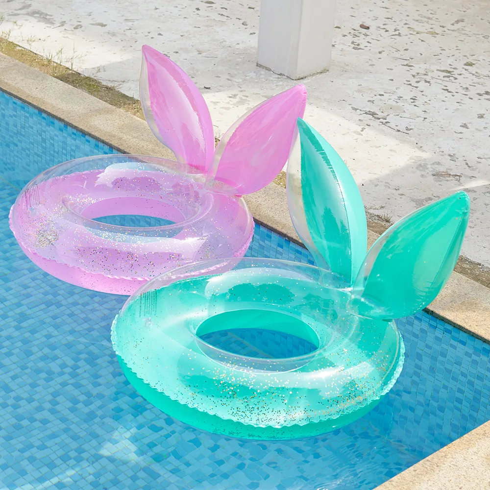 Adult Swimming Ring,Inflatable Pool Floats Swim Tubes PVC Material Inflatable Floating on Water Suitable for Swimming and Beache