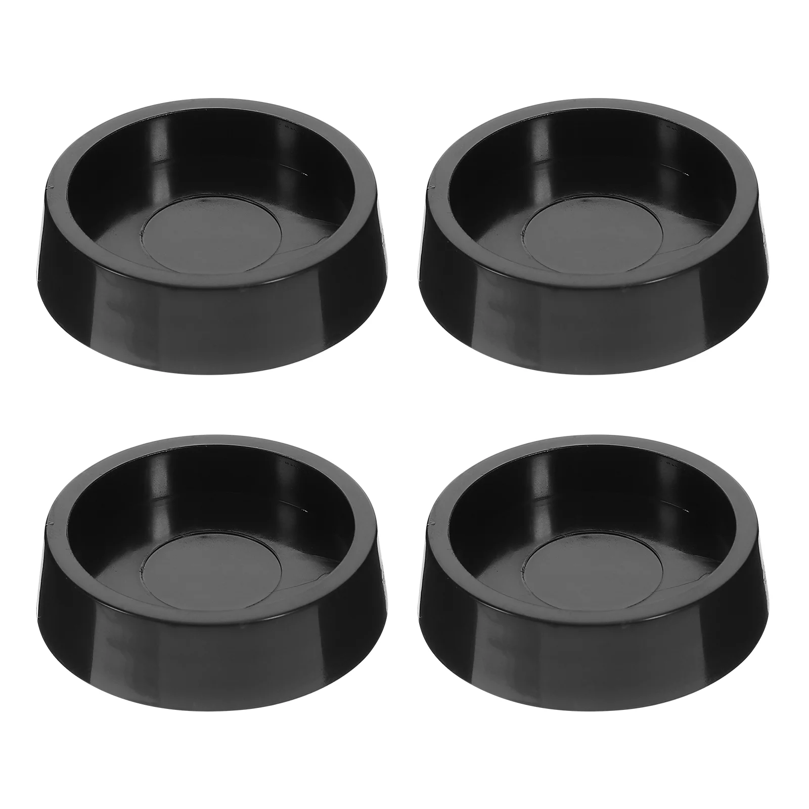 

4 Pcs Round Area Rugs Bed Stopper Anti- Foot Mat Coasters Carpet Furniture Furniture Table Leg