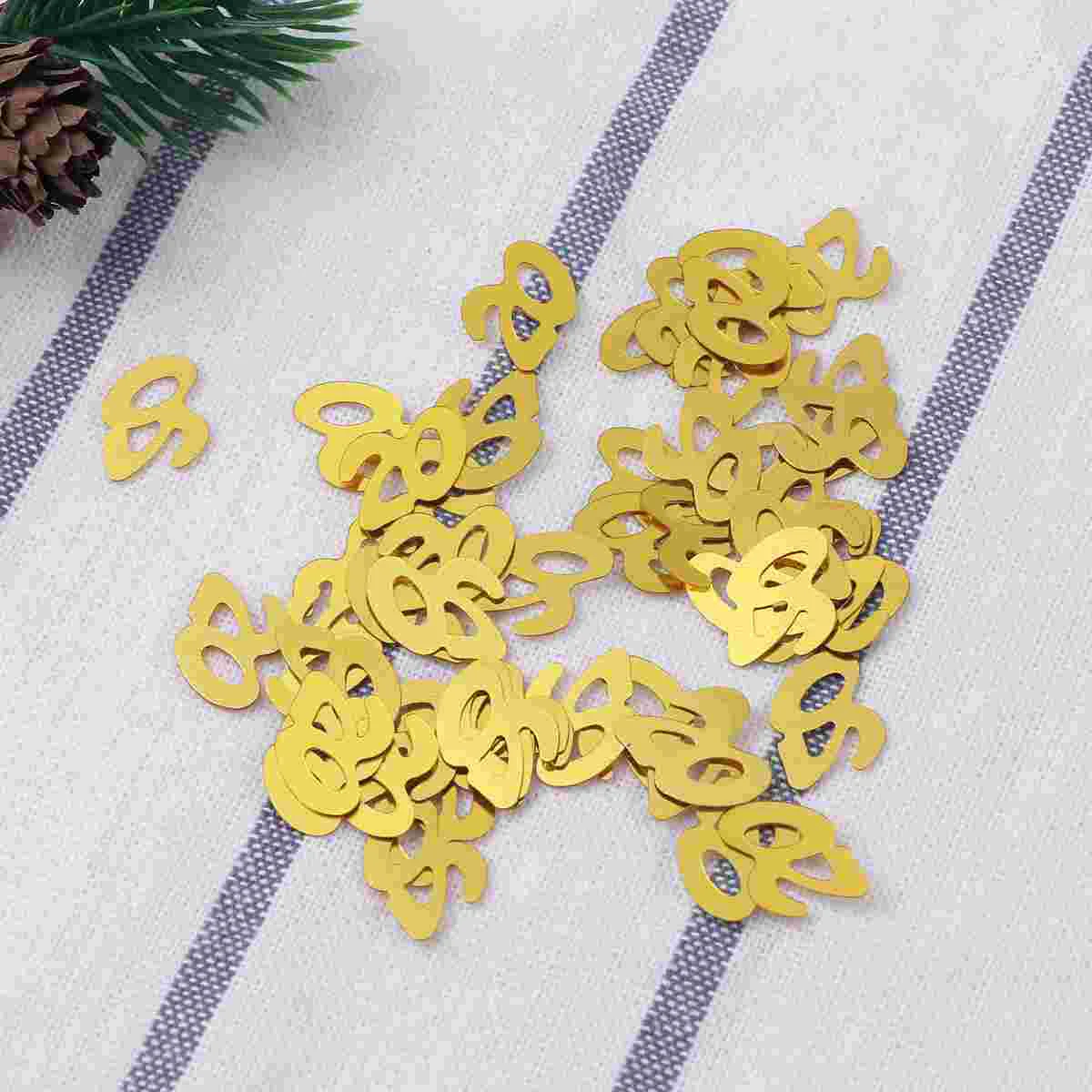 

Table Party Birthday 20Th Glitter Anniversary Engagement Scatter Metallic Sequins Nail Sprinkles Letter Bridal Shower