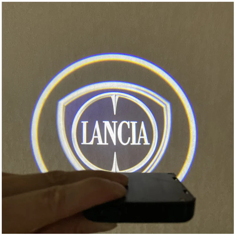 

2X Wireless LED Car Logo Door Welcome Projector Ghost Shadow Light Laser Lamp For Lancia Delta Ypsilon Lybra Musa Kappa Voyager