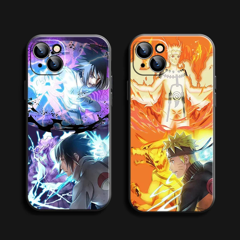 

Naruto Uchiha Sasuke Case For iPhone 12 11 13 Pro MAX 7 8 6 6S Plus SE 2020 X XR XS MAX 13 12 Mini Phone Japan Anime Cover Shell
