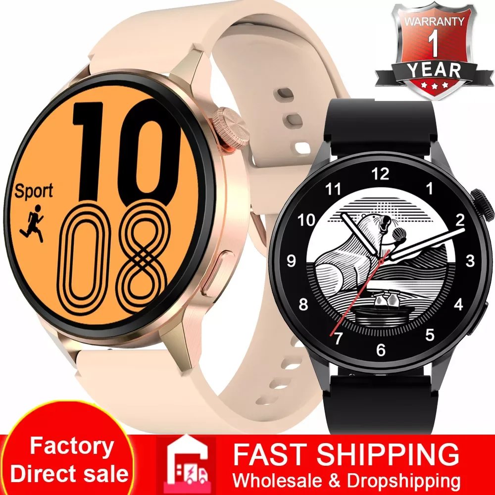 

Original DT4 Smart Watch Women NFC AI Voice Assistant Bluetooth Call GPS Tracker Wireless Charging Password Lock Smartwatch Men