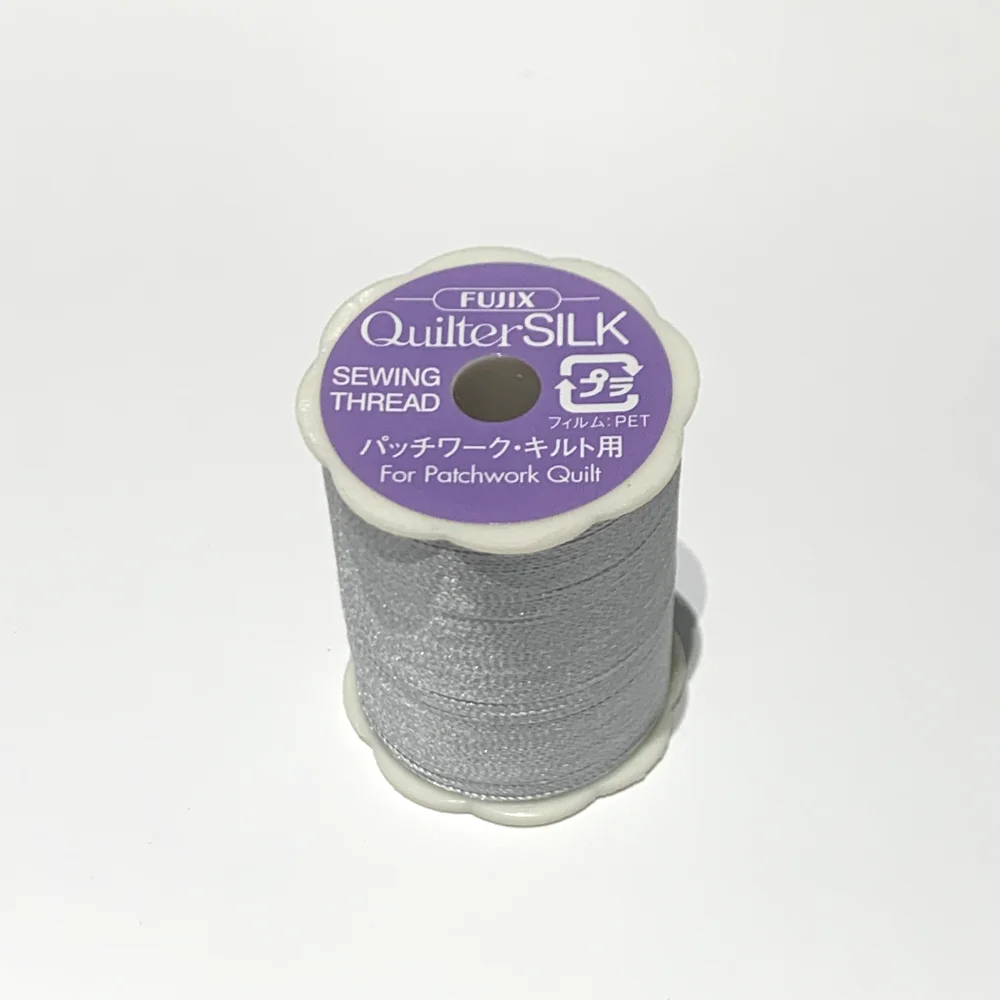 

FUJIX Quilter Silk Sewing Thread for Patchwork No.16, 100% Silk, 20meters, Diameter 0.3mm, Made in Japan