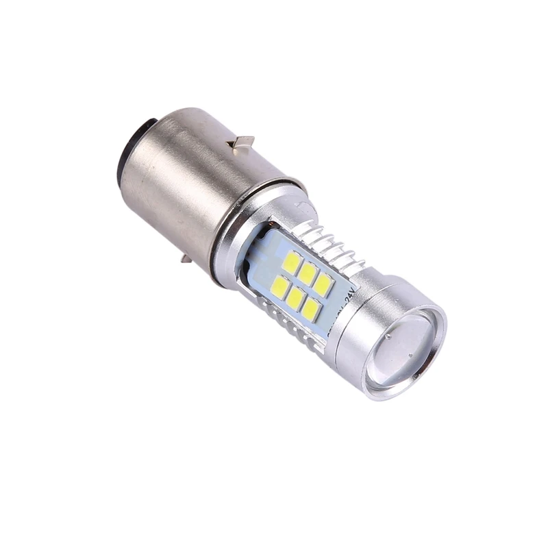 2 шт. передняя Светодиодная лампа для мотоцикла 3030 21SMD 1200 лм 21 Вт H6 | Автомобили и
