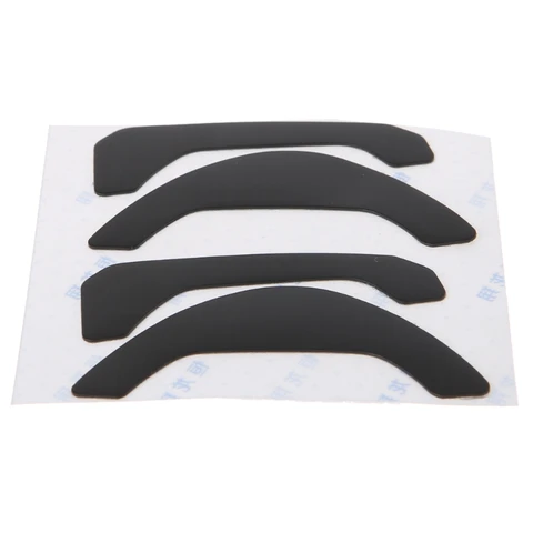 2 упаковки, профессиональные наклейки на коньки для мыши, коврик для ног, скользит, сменный изогнутый край для мыши KONE