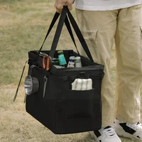 outdoor camping travel tools storage bag folding firewood barbecue tableware package organizer picnic handbag cutlery t2m2