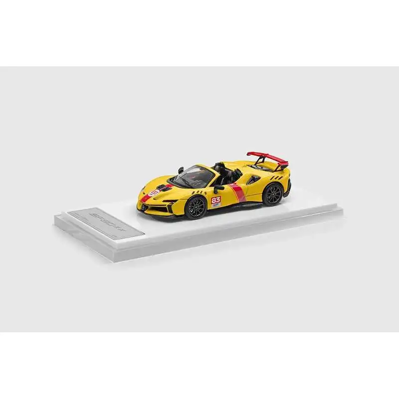 Фото DMH 1:64 SF90 XX SPIDER LeMans литая под давлением диорама модель автомобиля игрушка №5