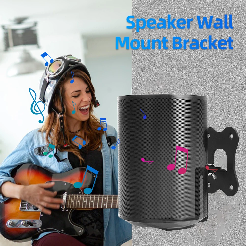 

Wall-mounted Smart Speaker Holder Space Saving Safety Sound Box Holder Prevent Falling Home Decoration for Sono Era100 Speaker