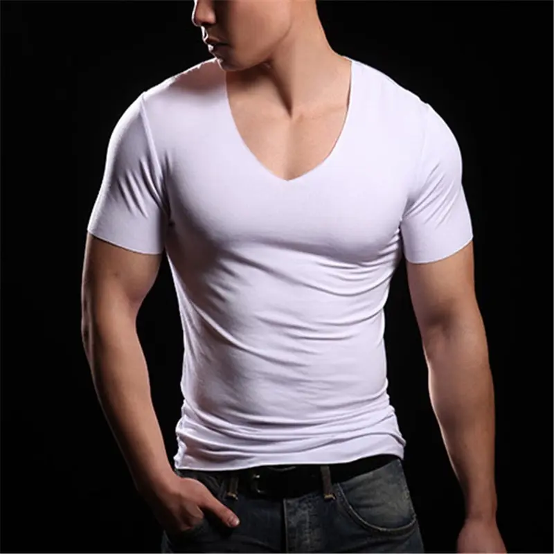 

6021-2021 summer new short-sleeved men's t-shirt triangle embroidered t-shirt Korean version of the trend loose
