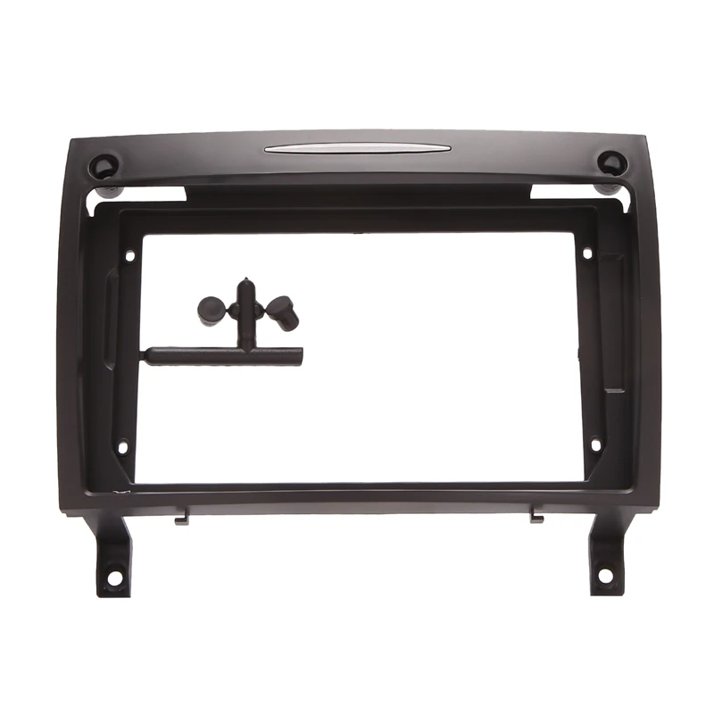 

2 Din Radio For Benz SLK 2006-2010 9Inch Fascia Audio Stereo Panel Mounting Installation Dash Kit Trim Frame Adapter