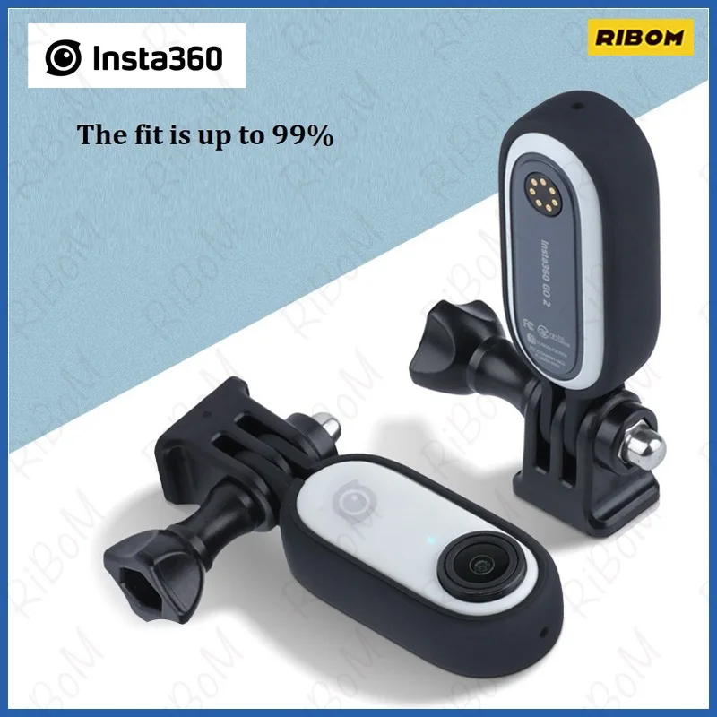 

New Insta360 Go2 Cooling Frame Drop Resitant 1/4 Adapter Bracket Base For Insta 360 Go 2 Camera Accessories
