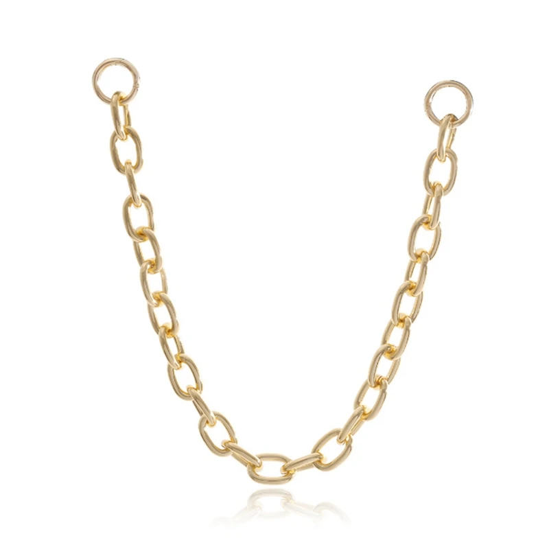 

Exaggerated Metal Hand-Held Diagonal Bag Chain Simple Fashion Workplace Thick Chain Bag Chain